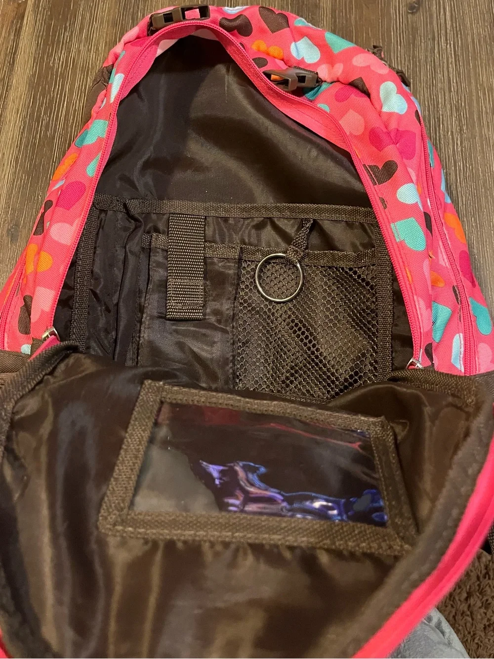 Pink heart bag